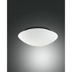 Deckenleuchte PANDORA, E27, Metall / geblasenes Glas, weiß, Ø 30cm
