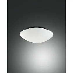 Deckenleuchte PANDORA, E27, Metall / geblasenes Glas, weiß, Ø 25cm