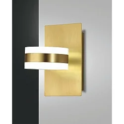 wall luminaire DUNK swivelling IP20, brass 