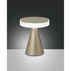 Fabas Luce NEUTRA LED Table lamp height 20cm, gold matt