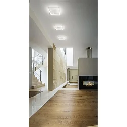 LED Deckenleuchte BARD, 1-fach, 15x15cm, dimmbar, 22W 3000K 2160lm, weiß