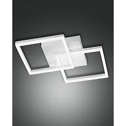 LED Deckenleuchte BARD, 2-fach, 45x45cm, dimmbar, 39W 3000K 3880lm, weiß