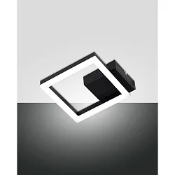 wall and ceiling luminaire BARD IP20, satined, black dimmable