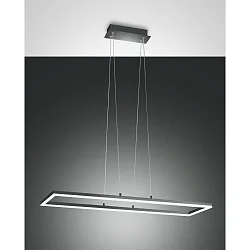 LED Pendelleuchte BARD, 92x32cm, dimmbar, 52W 3000K 5180lm, Anthrazit
