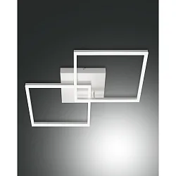 LED Deckenleuchte BARD, 2-fach, 65x65cm, dimmbar, 52W 3000K 5180lm, Weiß
