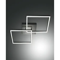 LED Deckenleuchte BARD, 2-fach, 65x65cm, dimmbar, 52W 3000K 5180lm, Anthrazit