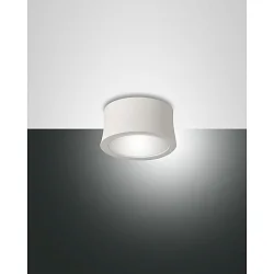 LED Deckenspot PONZA, Ø 8cm, 7W 3000K 630lm, Aluminium, starr, Weiß / diffus