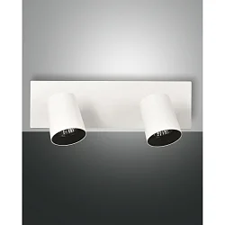 Spotleuchte MODO, IP20, 2-flammig, 2x GU10 max. 35W, dreh- und schwenkbar, Weiß
