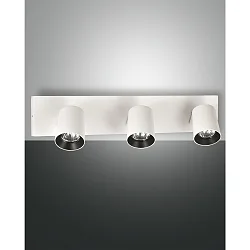 Spotleuchte MODO, IP20, 3-flammig, 3x GU10 max. 35W, dreh- und schwenkbar, Weiß