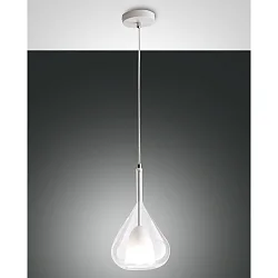 Pendant luminaire LILA, E27, 1x 40W, IP20, transparent