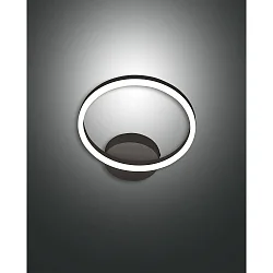 LED Wand- und Deckenleuchte GIOTTO, Ø 30cm, 18W 3000K 1890lm, dimmbar, schwarz