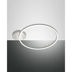 LED Deckenleuchte GIOTTO inkl. SMART LUCE, 1-fach, Ø 60cm, 36W 3000K 3780lm, dimmbar, weiß