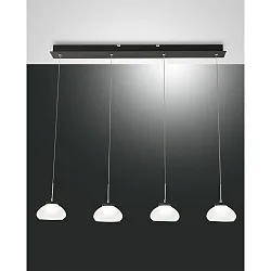 LED Pendelleuchte ARABELLA 1, 4-flammig, Leiste, 32W 3000K 3020lm, dimmbar, Weiß