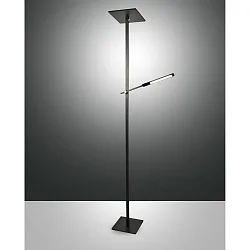 LED Floor lamp IDEAL, 40W+8W, 3000K, 300/500lm, IP20, black