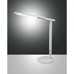 LED Tischleuchte IDEAL, IP20 IK05, 10W 3000-6000K (CCT Switch) 700lm, dreh-/neigbar, mit Touch-Dimmer, weiß