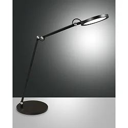 LED Tischleuchte REGINA, 9W 3000-6000K (CCT Switch) 795lm, neigbar / Kopf schwenkbar, mit Touch-Dimmer, schwarz