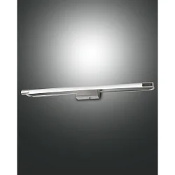 LED Wandleuchte / Spiegelleuchte RAPALLO, IP44, 60cm, 14W 3000K 1580lm, Chrom glänzend