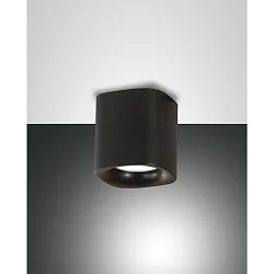 Decken-Spot SMOOTH, IP44, 1-flammig, GU10 max. 10W, Schwarz