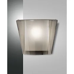 Wall luminaire VIKI, E27, IP20, grey transparent