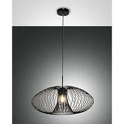 Pendelleuchte FASSA, E27, IP20, schwarz