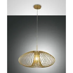 Pendelleuchte FASSA, E27, IP20, gold edelmatt