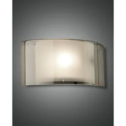 wall luminaire ALIDE E27 IP20, grey, transparent, white 