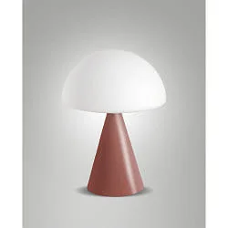 table lamp BLIP CCT Switch, with plug IP20, brick red dimmable