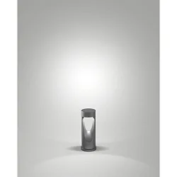 bollard lamp TEO 30 IP65, metallic, black