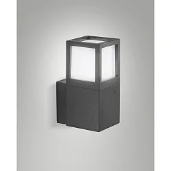 outdoor wall luminaire SMUK E27 IP54, dark grey
