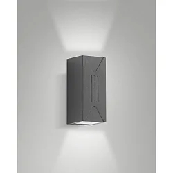 outdoor wall luminaire LULY IP65, dark grey