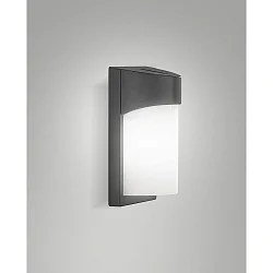 outdoor wall luminaire GLUCK E27 IP54, dark grey