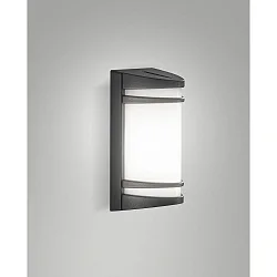 outdoor wall luminaire PIX E27 IP54, dark grey