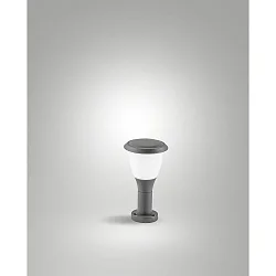 bollard lamp THIAGO 30 E27 IP65, dark grey