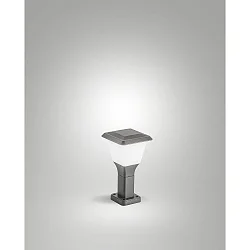 bollard lamp LENA 30 E27 IP65, dark grey