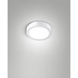 LED Außendeckenleuchte NICOLE CCT, 8W, 2700/3000/4000K, 896lm, IK07, IP54, weiß