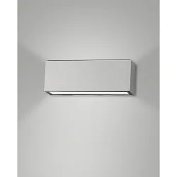 LED Außenwandleuchte TRIGG, IP54, Up/ Down, 14W 3000K 1300lm, Silber