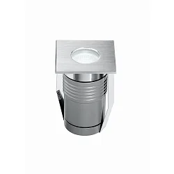 LED Boden-Einbauleuchte APACHE 2, IP67 IK08, 6.6 x 6.6cm, 6.5W 3000K 409lm 32°,befahrbar bis 0.78t, Edelstahl 316L / Hartglas