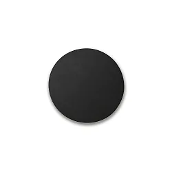 LED Wandleuchte BOARD ø 45 cm, 12W, 2700K, IP20, schwarz