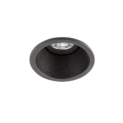 ceiling recessed luminaire FOX LED IP20, black matt