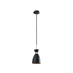 pendant luminaire RETRO E14 IP20, copper, black matt 