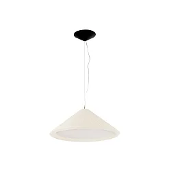 pendant luminaire SAIGON IN 3 flames E27 IP20, black matt, ivory 