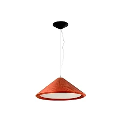 pendant luminaire SAIGON IN 3 flames E27 IP20, black matt, terracotta 