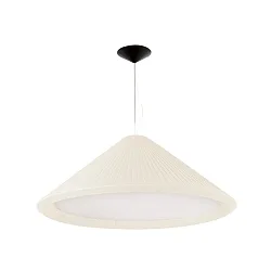 pendant luminaire SAIGON IN 4 flames E27 IP20, black matt, ivory 