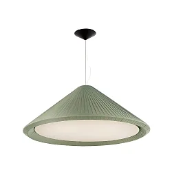pendant luminaire SAIGON IN 4 flames E27 IP20, olive green, black matt 