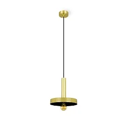 pendant luminaire WHIZZ E27 IP20, gold, black 