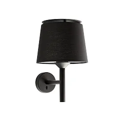 Wandleuchte SAVOY E27, IP20, schwarz