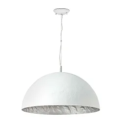 pendant luminaire MAGMA E27 IP20, grey, white matt 