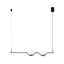 pendant luminaire LE VITA LED IP20, black matt 