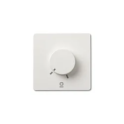 Funk-Dreh Wandregler für DC LED Ventilator, mit RF Steuerung und 6 Geschwindigkeiten, IP20, weiß