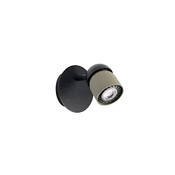 Wandleuchte COCO 1xGU10, IP20, schwarz matt, grün